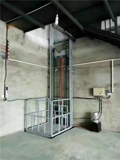 导轨式升降机液压升降货梯(液压轨道式升降货梯)
