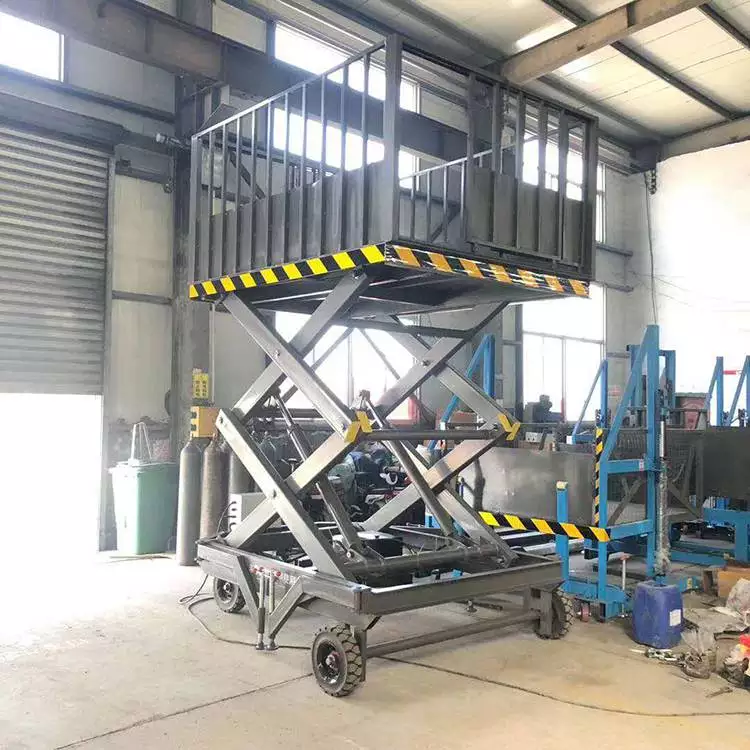 加工移动固定式卸猪台_液压卸猪台3吨装卸猪台XZT3-3.5电动卸猪台_移动式卸猪台