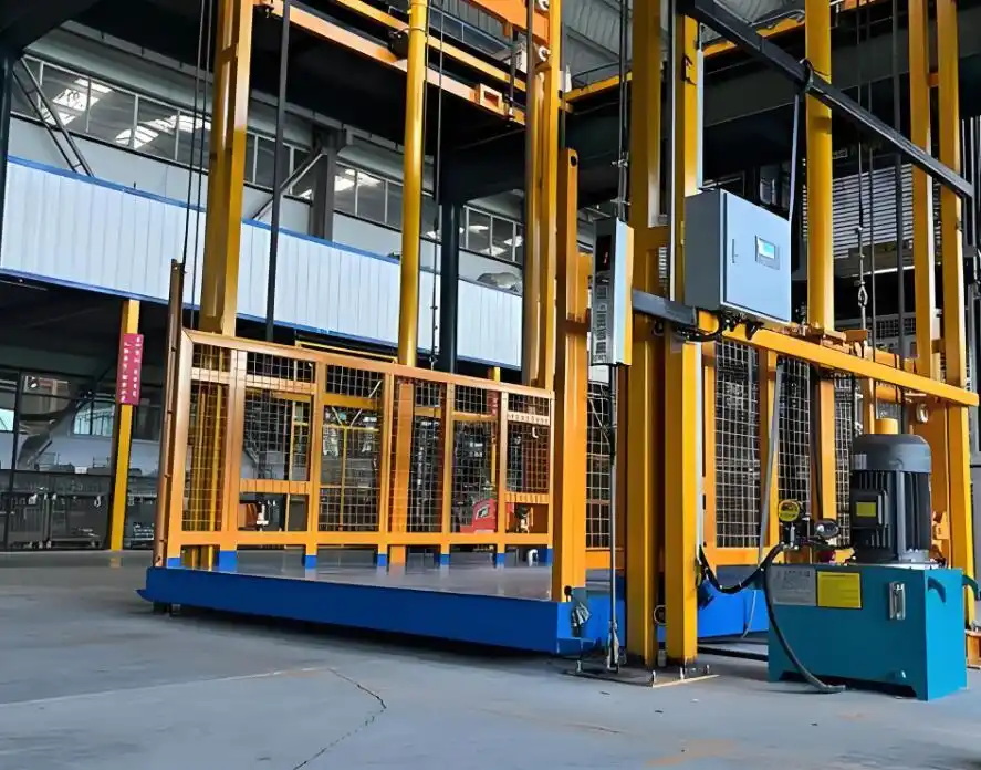 如何保障升降货梯的平稳性_导轨式升降货梯技术特点_宁夏导轨式升降货梯